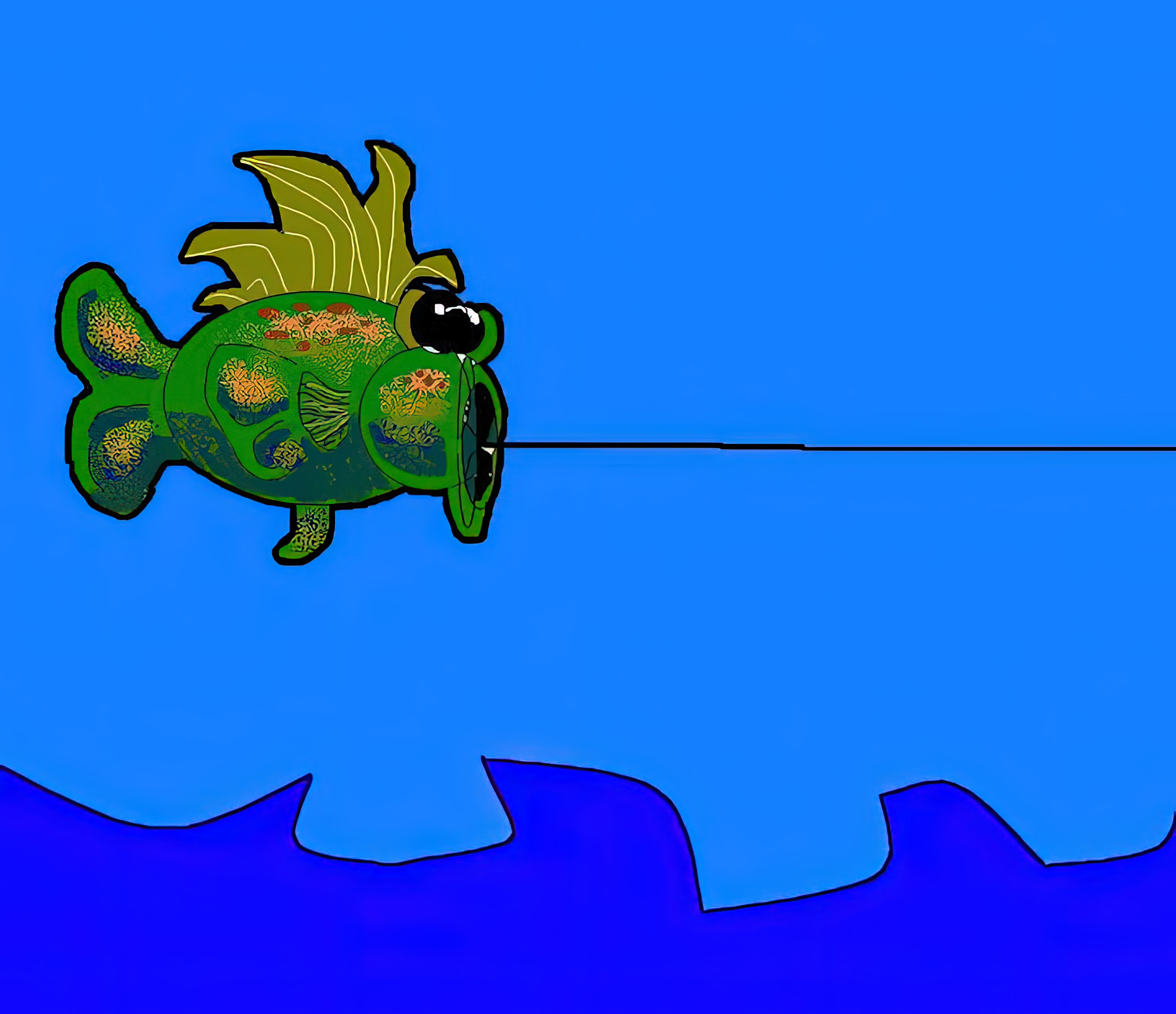 art_fishing_line_art_fishing_line